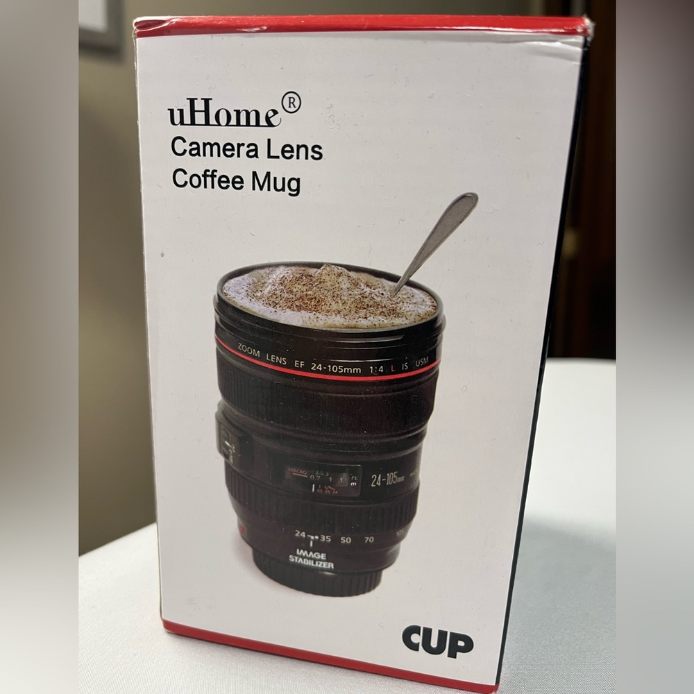 Camera Lens Coffee Mug Brand New